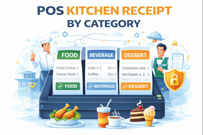 POS Kitchen Receipt by category | POS Kitchen Receipt category wise (18.0)