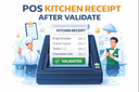 POS Kitchen Receipt After Validate | POS Kitchen Receipt