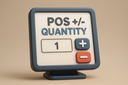 POS +/- Quantity | POS Orderline Quantity Buttons | POS Quick Increase / Decrease Quantity